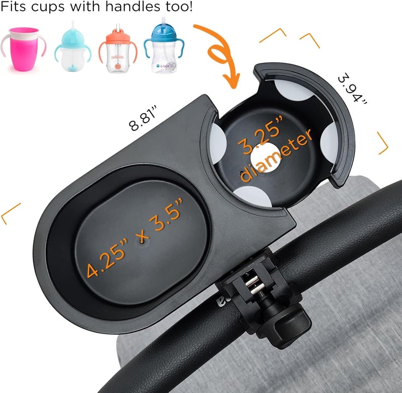 liuliuby iuliuby Universal Stroller Snack Tray Attachment - Image 5